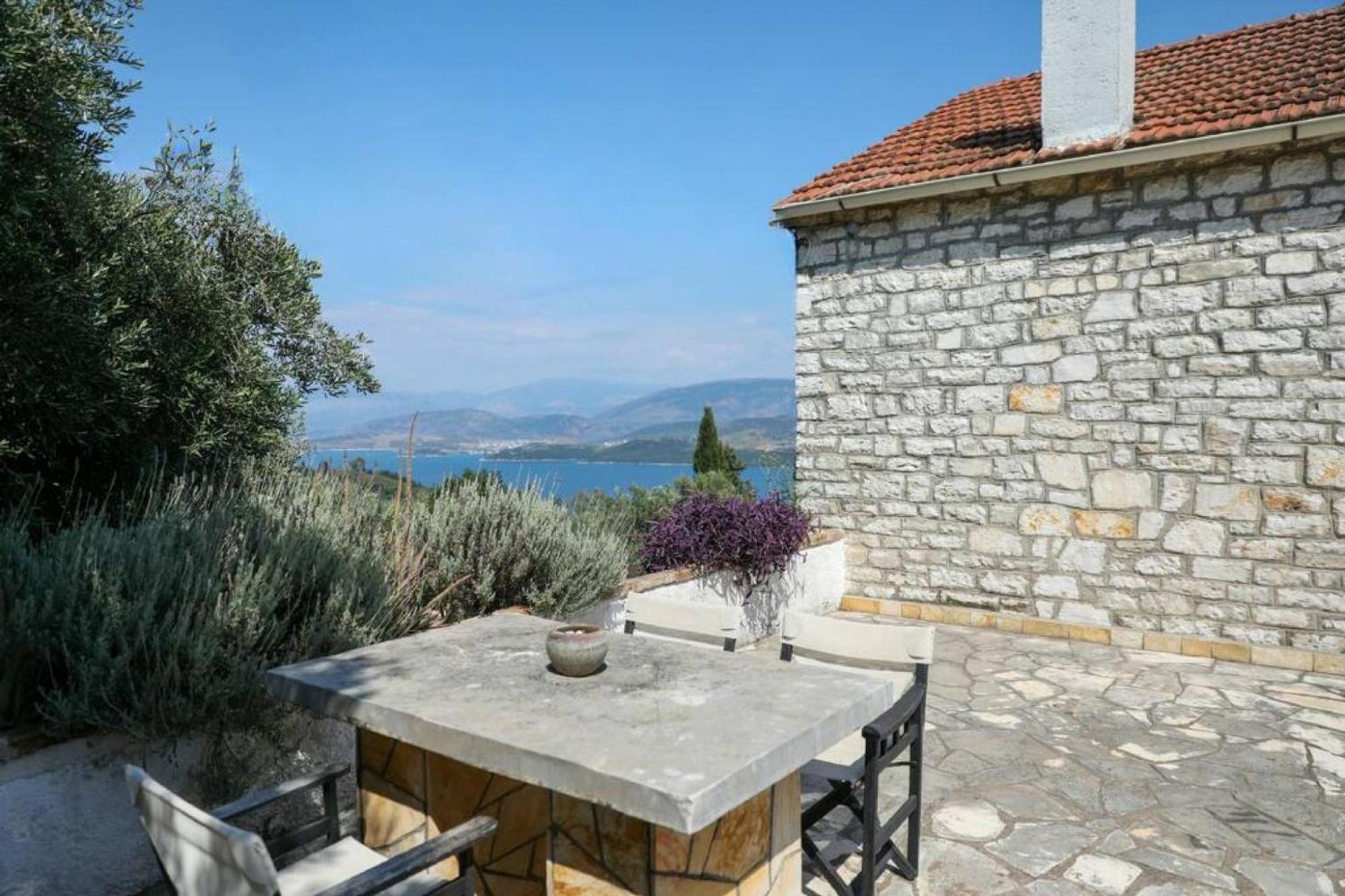 Sinies Stone Cottage - Ne Corfu Agnítsini المظهر الخارجي الصورة